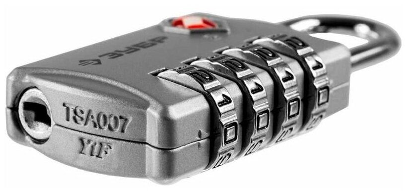 Замок багажный кодовый TSA Профессионал ЗУБР 37114 - фото